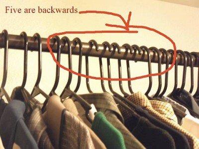 Hangers-backwards