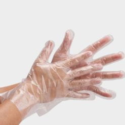 plastic gloves