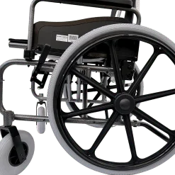 56cm Wheelchair Steel Flip Arm Detach Foot