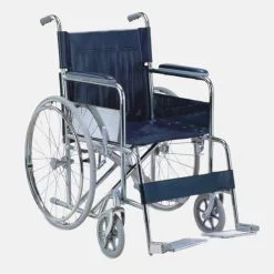 fixed arm wheelchair with footrest
