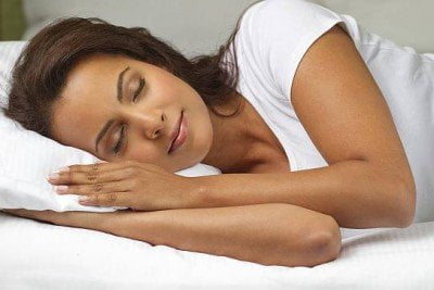 sleeping woman