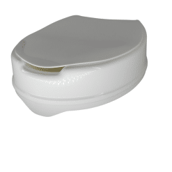 Raised Toilet Seat with Lid