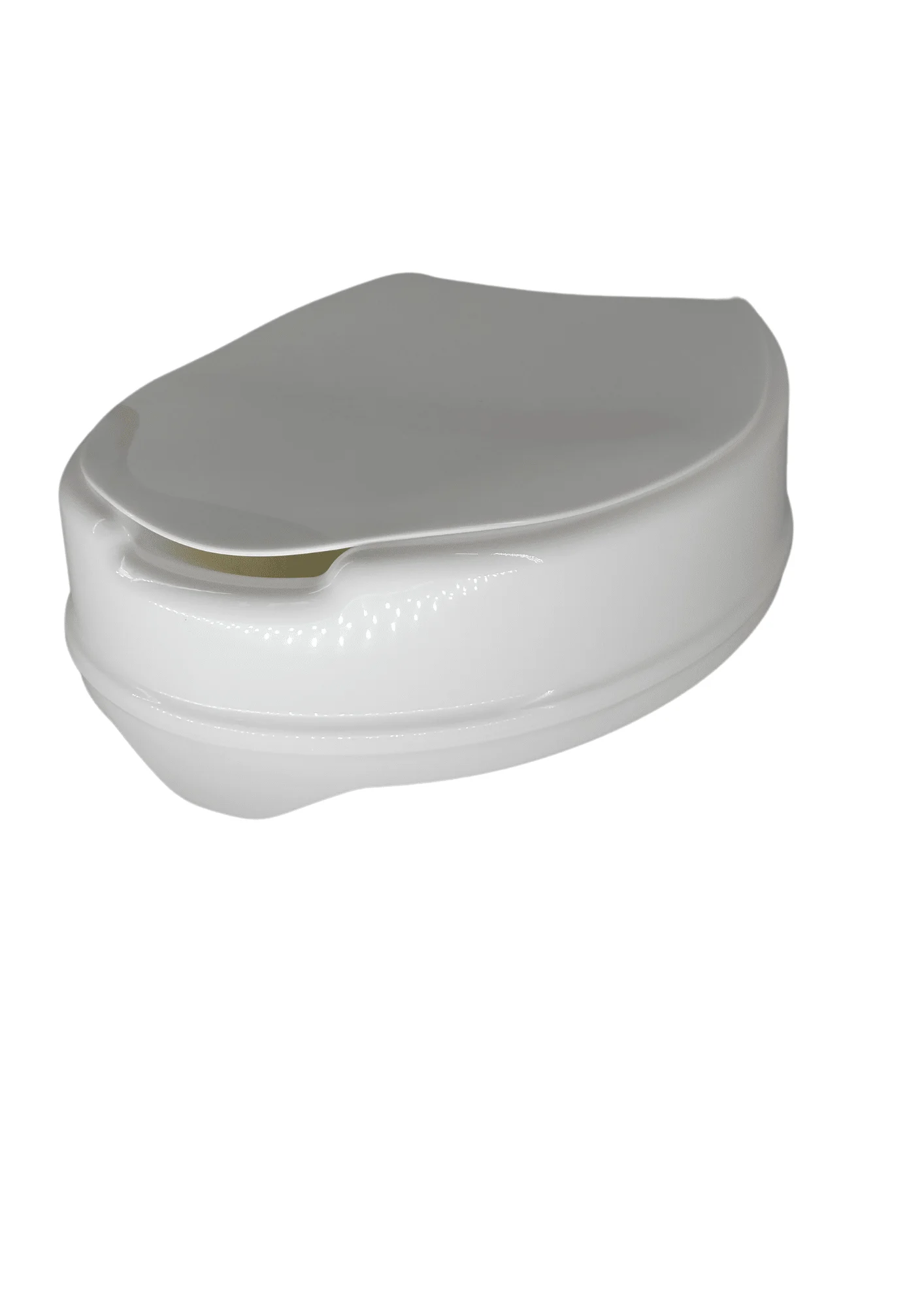 Raised Toilet Seat with Lid