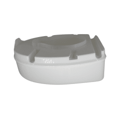 Raised Toilet Seat without Lid