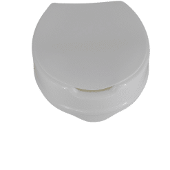 Raised Toilet Seat with Lid